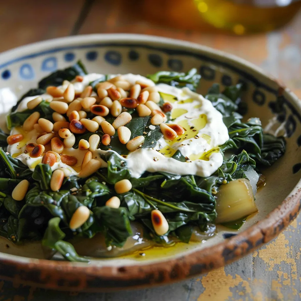 Blettes au Tahini façon Yotam Ottolenghi