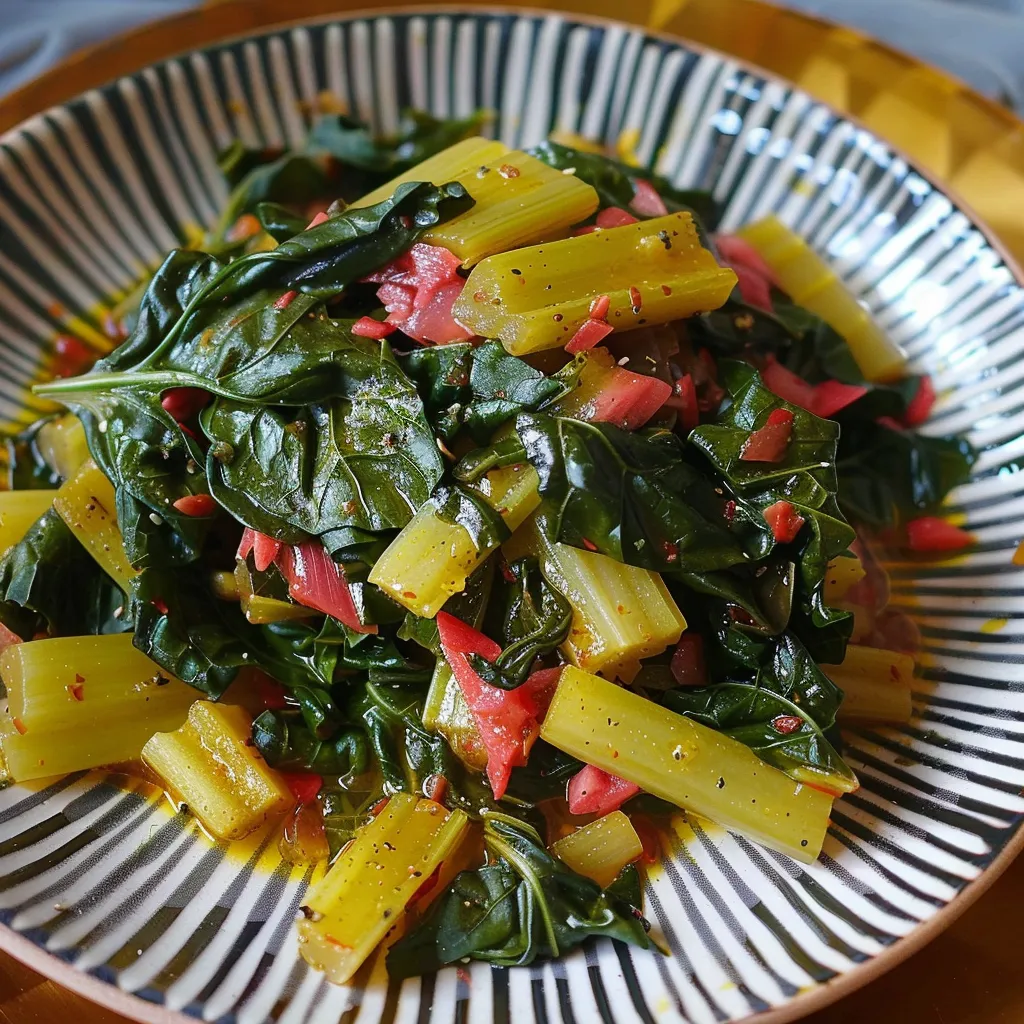 Blettes parfumées à l’indienne, plat veggie simplissime
