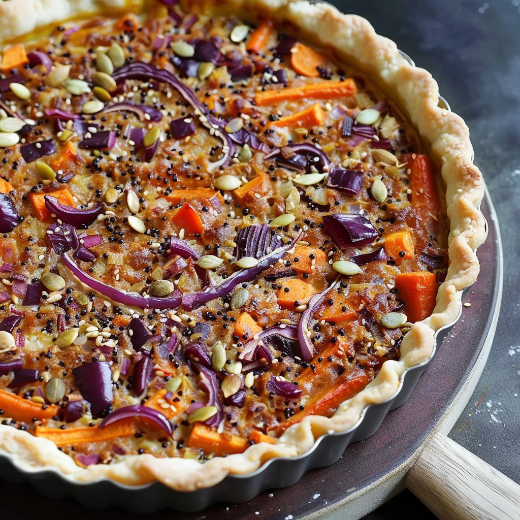 Tarte Salée aux Légumes d'Hiver