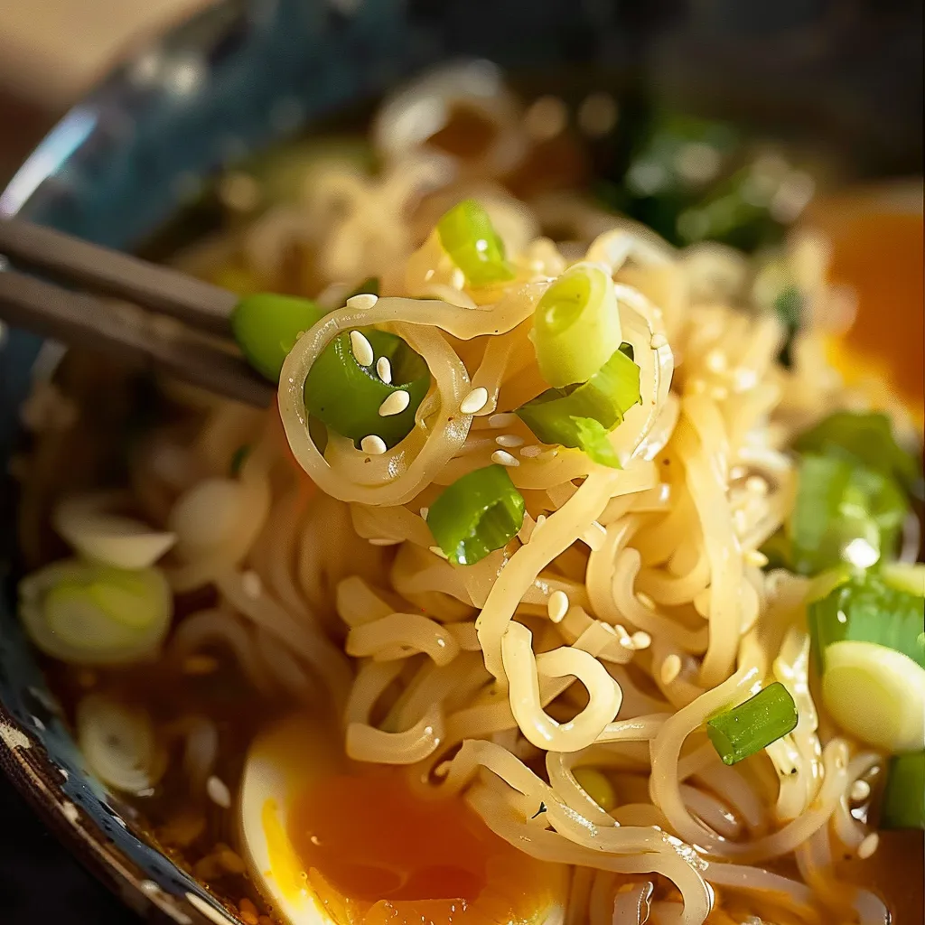 Ramen végétarien au bouillon parfumé