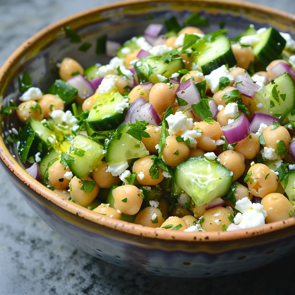 Salade Provençale aux Pois Chiches