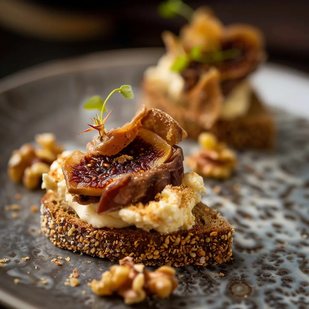 Toasts Irrésistibles au Magret et Fromage - Idée Apéritive