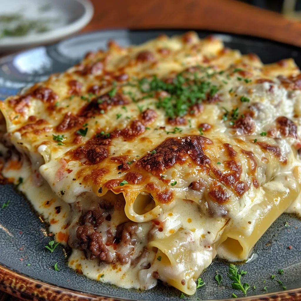 Cannellonis Gratinés à la Française