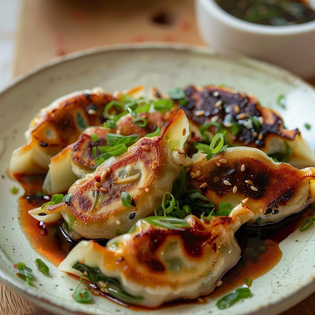 Raviolis japonais aux légumes - Version végétarienne