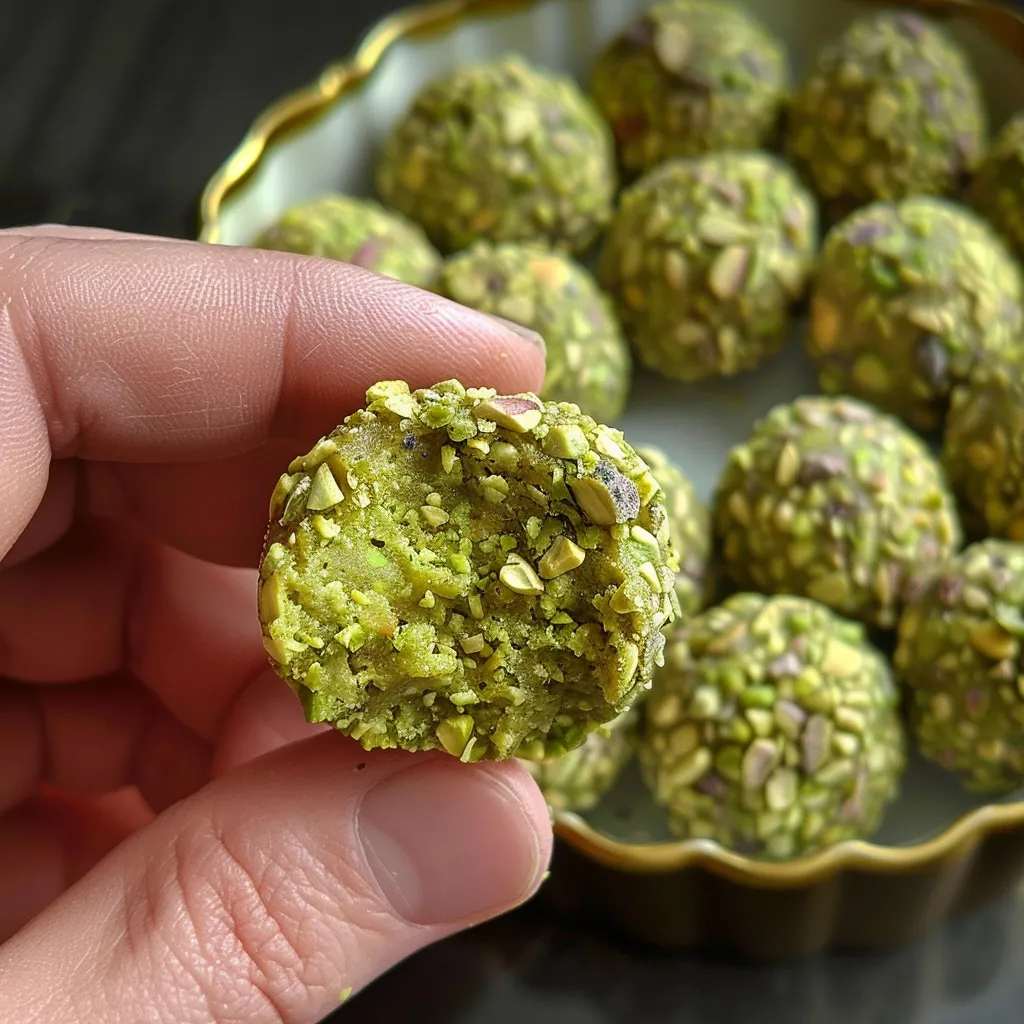 Brigadeiros aux saveurs pistachées