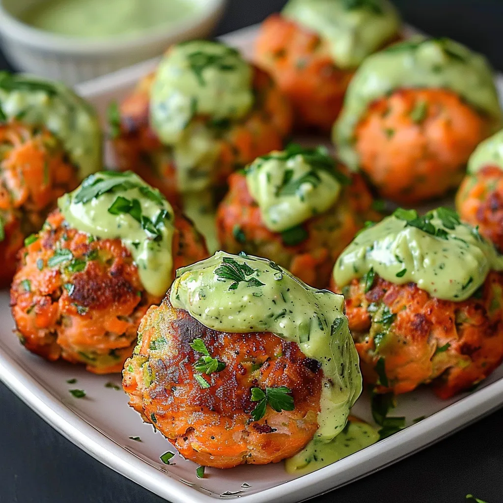 Boulettes de Saumon et Tartinade d'Avocat Frais