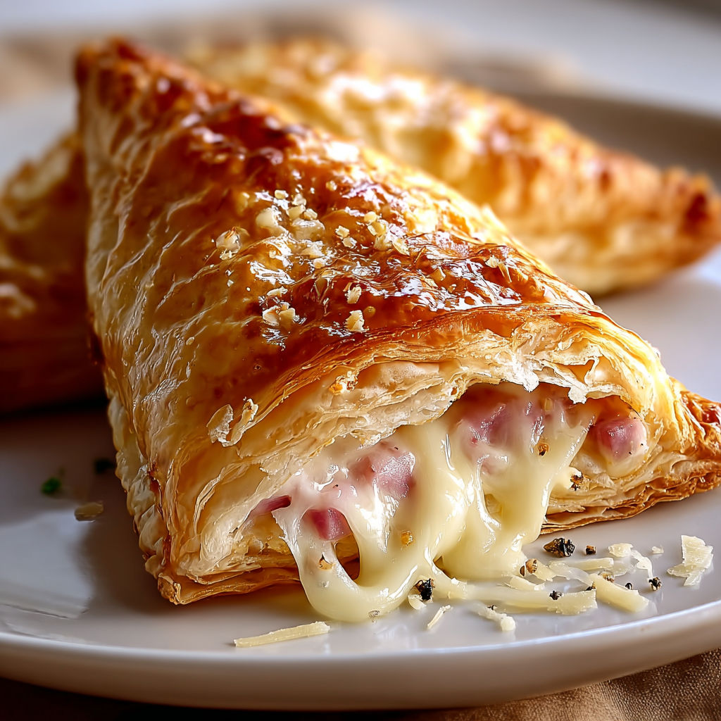Une quiche au fromage épicée sur un joli plateau.