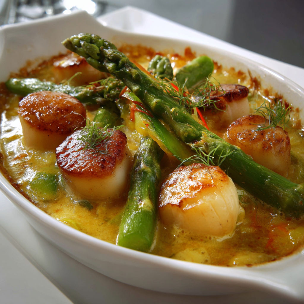 Bouillabaisse garnie de légumes et de moules.