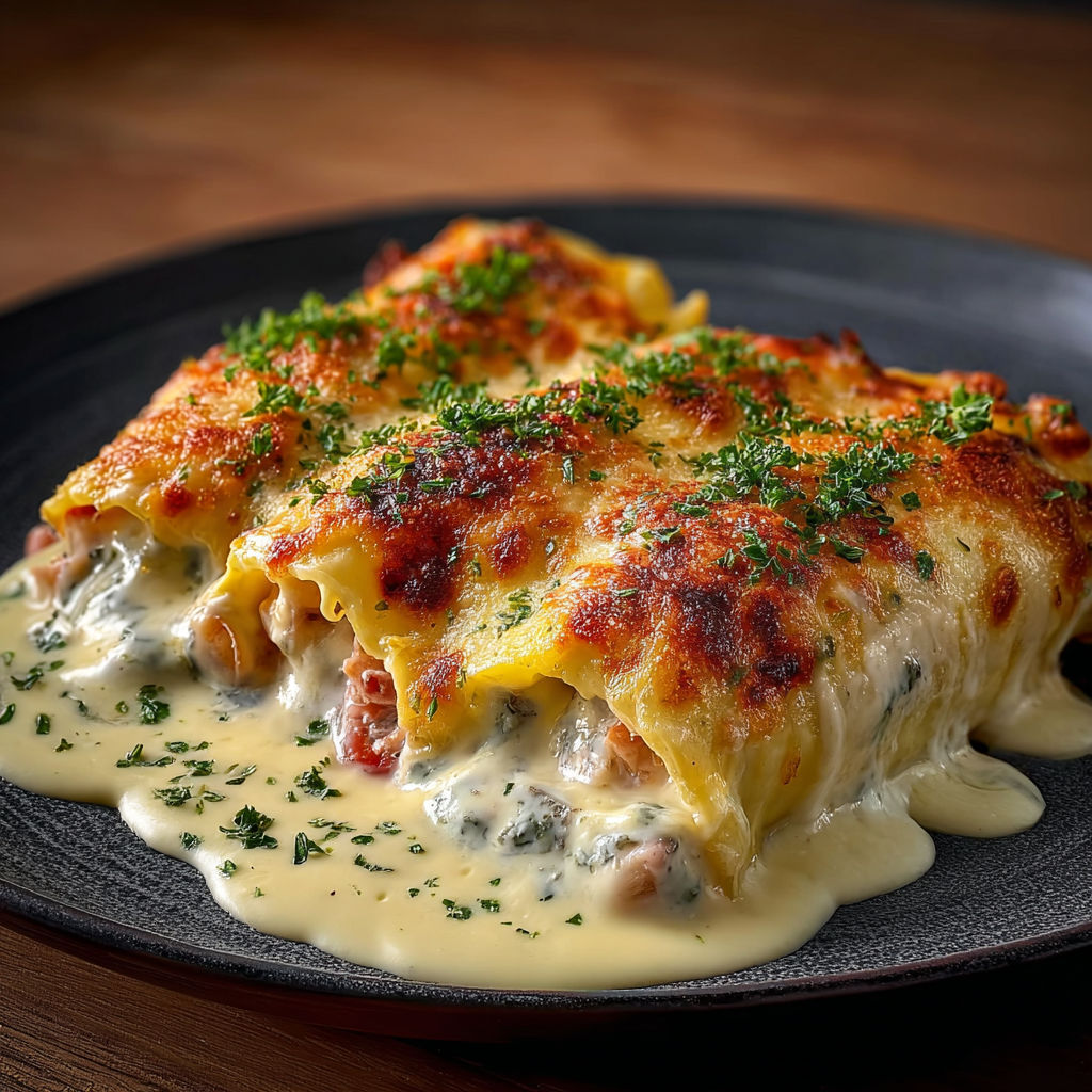 Tarte salée au fromage blanc et herbes posée sur un joli plateau.
