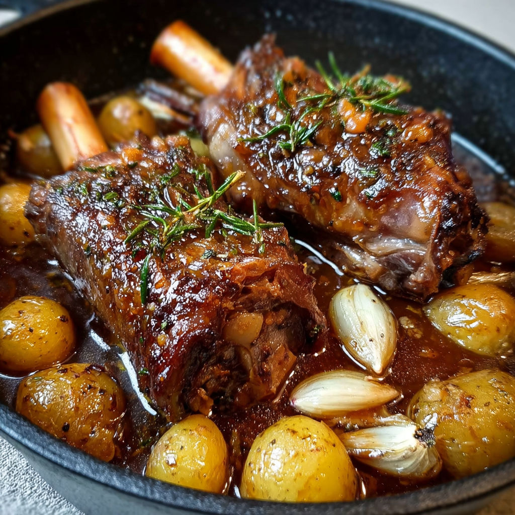 Viande et légumes revenus ensemble dans la cocotte pour un plat parfaitement parfumé.