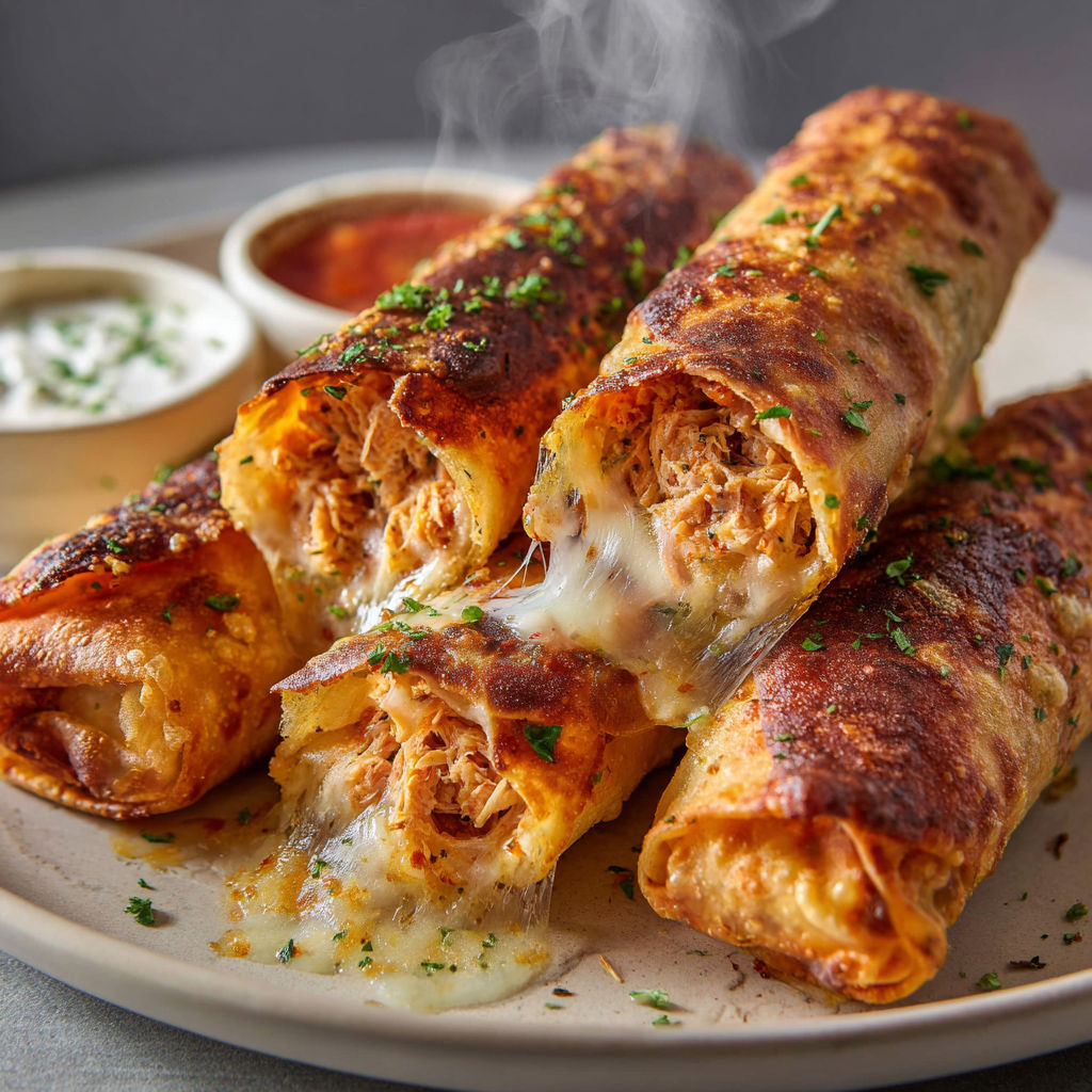 Une pâte à pizza bien dorée et croustillante avec herbes et sauces servie sur un plat.