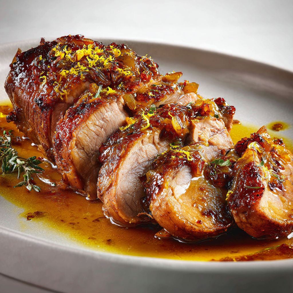 Agneau ultra tendre citron et épices.