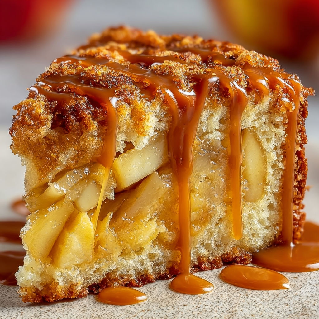 Fondant Ultra Moelleux aux Pommes et Caramel Doré.