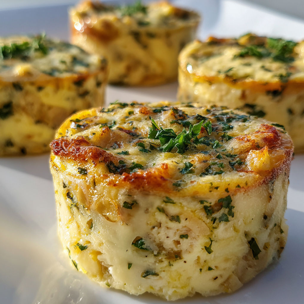 Mini flans salés au thon pour l’apéro.