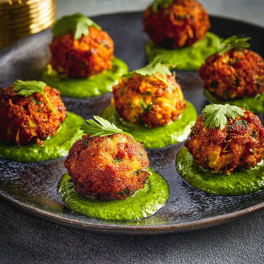 Acras fait maison au thon, artichaut et aromates frais, trop sympas à partager à l’apéro.