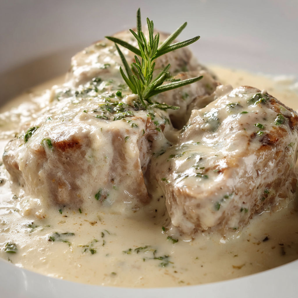 Tournedos de boeuf en cocotte avec une sauce crémeuse légère, un plat ultra gourmand à partager.