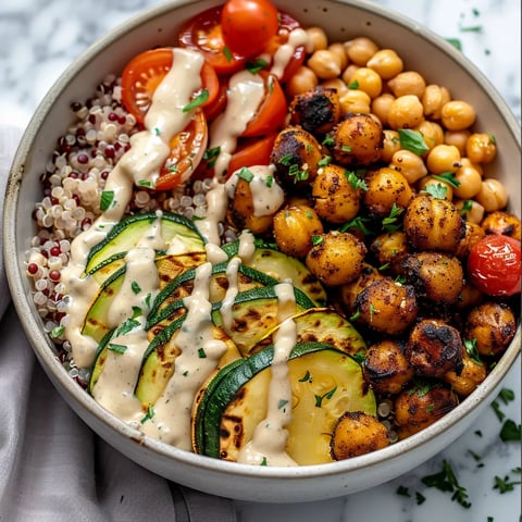 Bol gourmand avec pois chiches dorés et légumes savoureux