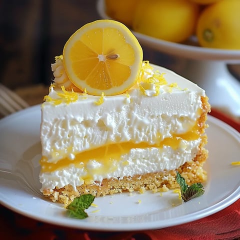 Délice citron mousse légère