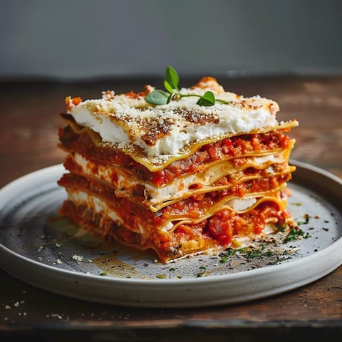 Lasagnes patate douce lentilles
