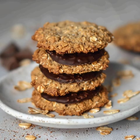gros cookies maison avoine chocolat noir