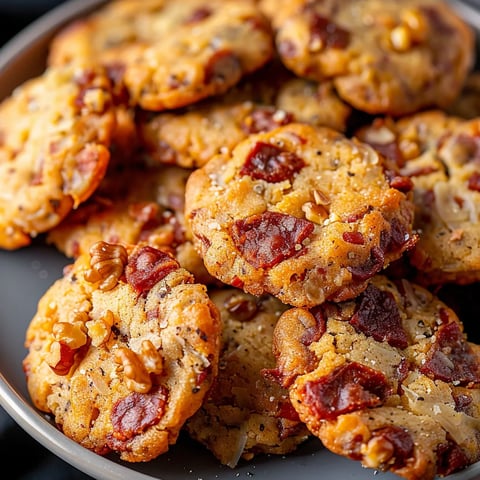 Cookies salés tout chorizo et parmesan