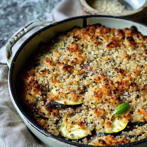 Gratin quinoa courgettes facile