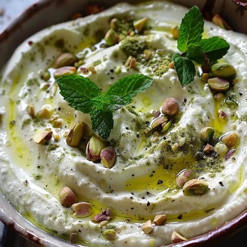 Tartinade feta menthe pistaches