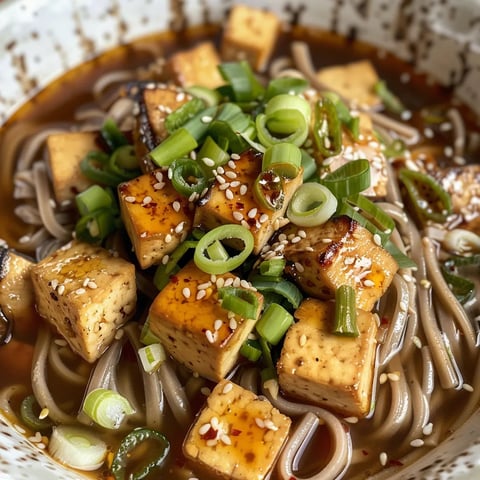 Délicieuse Nouille Soba au Miso et Sésame