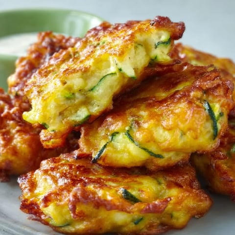 Beignets courgettes à la cuillère, super gourmands et faciles.